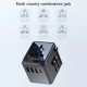 YESIDO MC24 20W Universal Adapter Socket Travel Wall Charger Multifunction Type-C+3USB-A Power Charger Converter