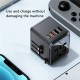 YESIDO MC24 20W Universal Adapter Socket Travel Wall Charger Multifunction Type-C+3USB-A Power Charger Converter