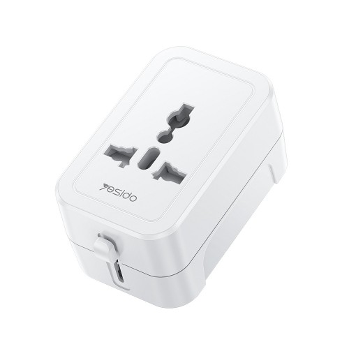 Yesido MC32 Global Universal Plug Adapter (White)