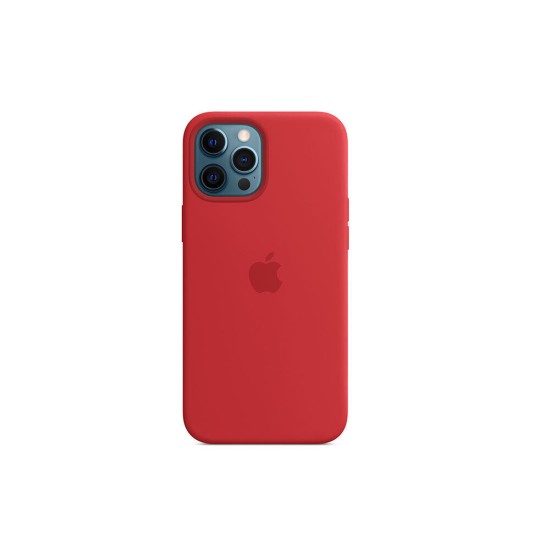 MOMAX Silicon Phone Case for iPhone 12 Pro Max (6.7) - Red
