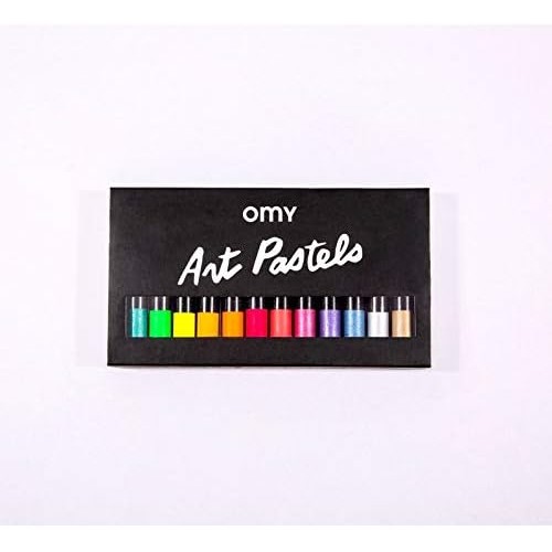 Omy - Art Pastels with neon and metallic oil