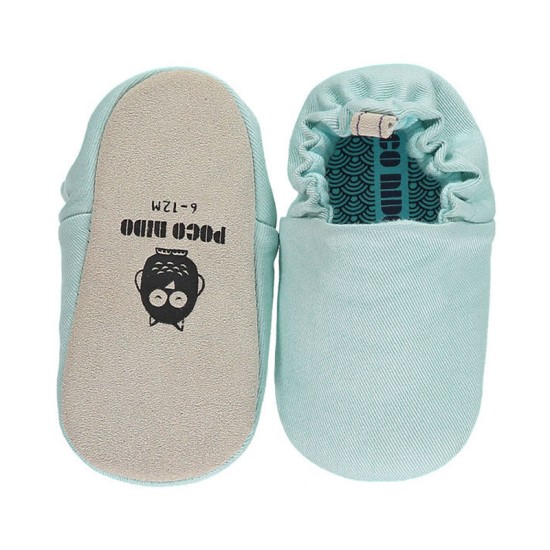 Poco Nido  Duck Egg Blue Mini Shoes