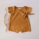 Cotton linen kimono romper fpr Kids