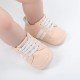 Newborn Sneakers Crib Shoes for Boys Girls Soft Sole First Walkers 0-18 Months - pink