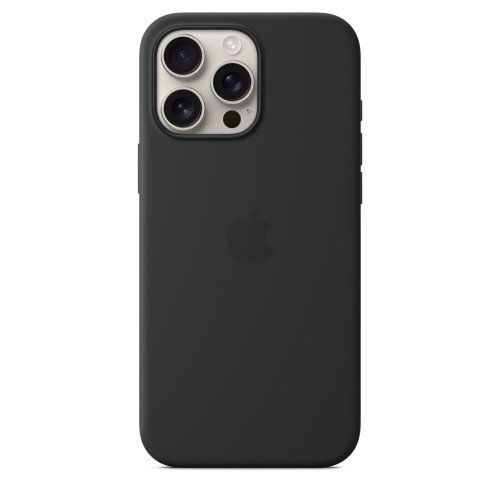 Apple iPhone 16 Pro Max Silicone Case with MagSafe Black