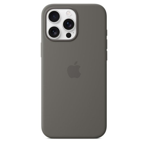 Apple iPhone 16 Pro Max Silicone Case with MagSafe Stone Gray