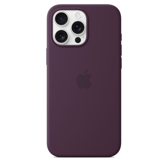 Apple iPhone 16 Pro / 16 Pro Max Silicone Case with MagSafe Plum