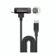 Momax 1-Link Flow Duo 2-in-1 USB-C to USB-C + Lightning (1.5m) Charging + Data Cable - Black (DL56D)