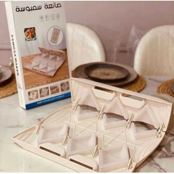 Plastic Sambosa Maker  set of 6 pieces, model AS17015 Plastic Sambosa Maker  set of 6 pieces, model AS17015