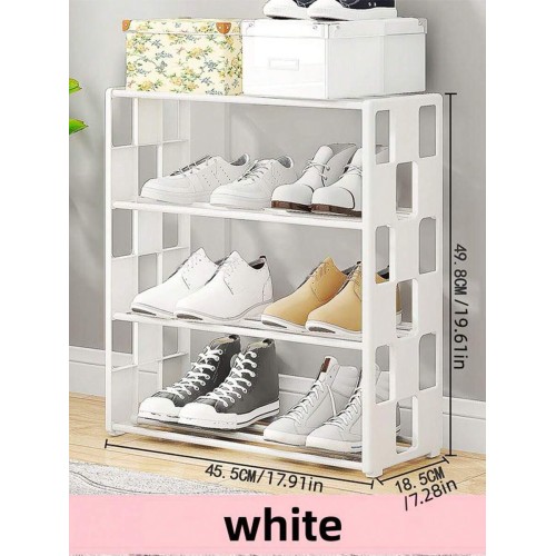 Plastic shoe storage organizer