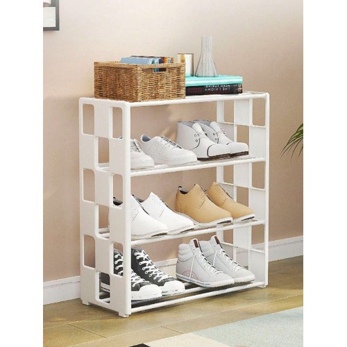 Plastic shoe storage organizer