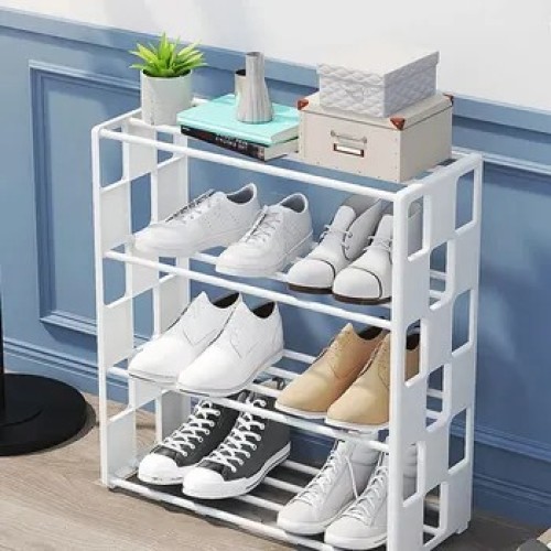 Plastic shoe storage organizer