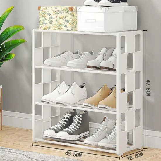 Plastic shoe storage organizer