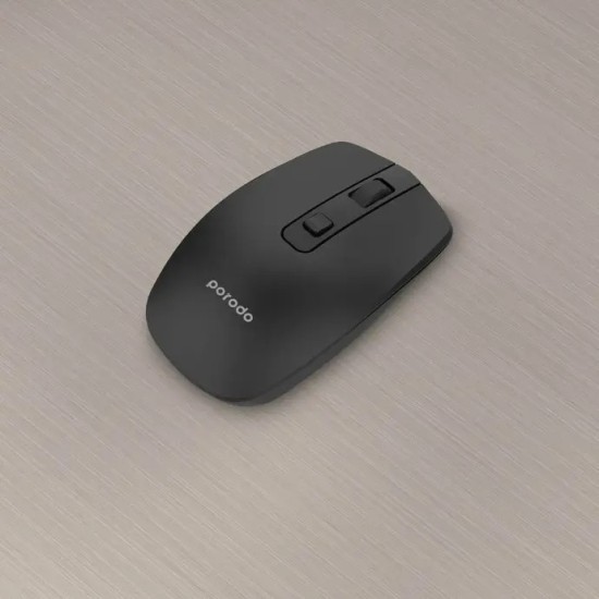 Porodo 1600 DPI Wireless Mouse Dual Mode - Black