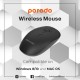 Porodo 2 in 1 Wireless Bluetooth Mouse 2.4 GHz V5.0 - Black