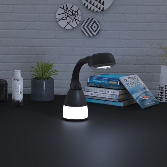 Porodo 2-in-1 Desk Lamp / Torch Compact Outdoor Lantern