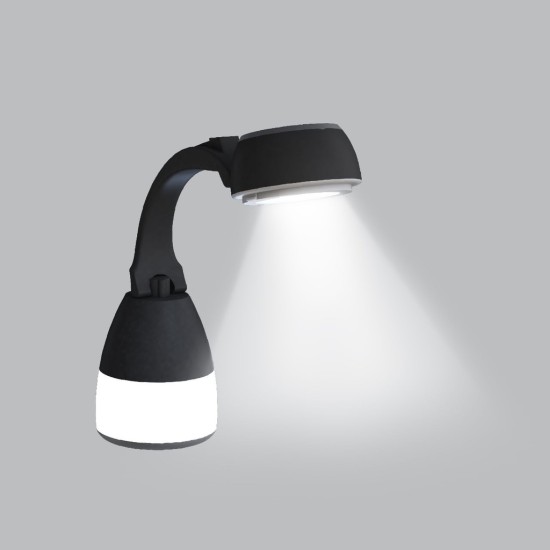 Porodo 2-in-1 Desk Lamp / Torch Compact Outdoor Lantern