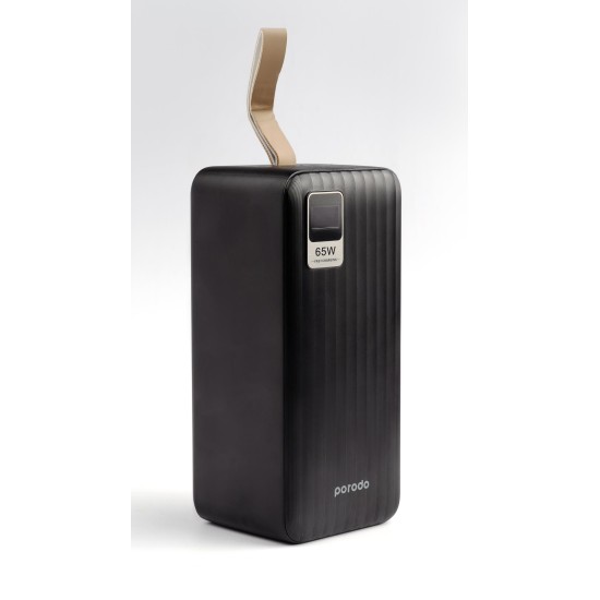 Porodo 50000mAh 65W Dual PD Power Bank Charge 3 Devices Simultaneously
