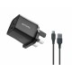 Porodo Dual Port Wall Charger with 1.2m Type-C Cable