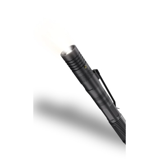 Porodo Outdoor 9in1 Flashlight with Holder Pen Whistle Bottle Opener and Safety Hammer