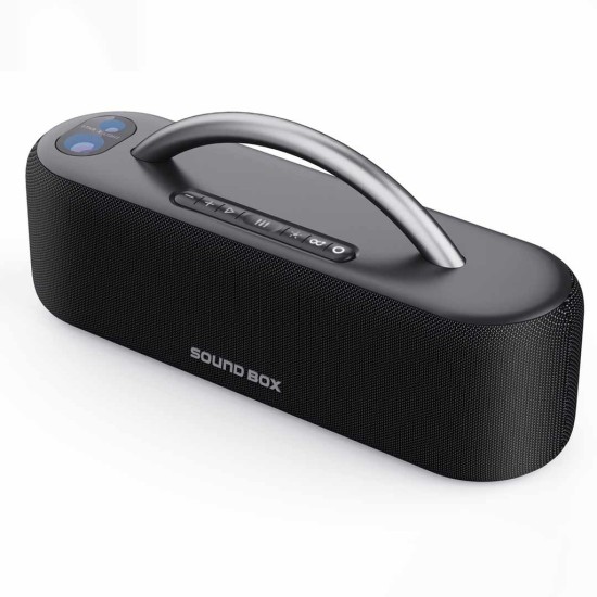 Porodo Soundtec Star Light Portable Speaker - Black