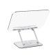 Porodo Transparent 360 Rotatable and Angle Adjustable Tablet Stand - White