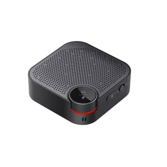 Porodo Wireless Conference Speaker Omni-Directional Audio Pickup - Black