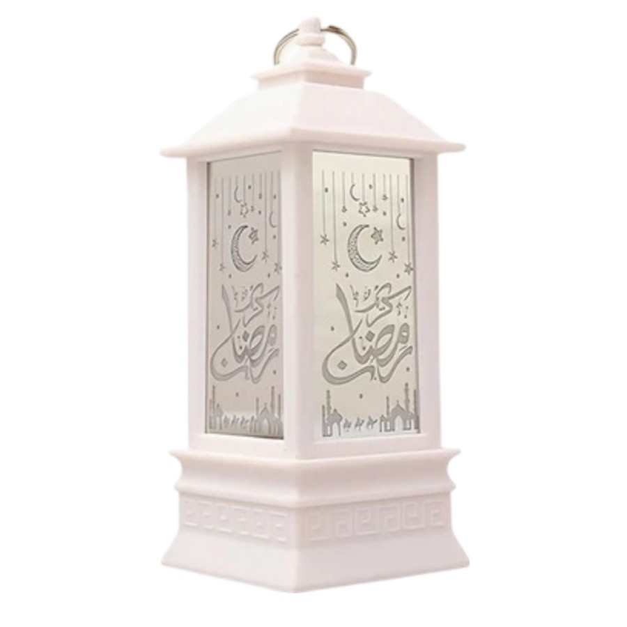 Ramadan lanterns White