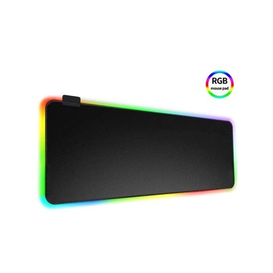 RGB-03 Luminous XL Gaming Mouse Pad [400 x 1200 x 4mm] - Black