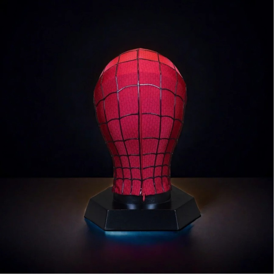 Spider-Man Cosplay Moving Light Eyes Electronic Mask with Remote Control