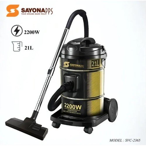 Sayona 2 in 1 cylinder vacuum cleaner 2200 watt - SVC-2365