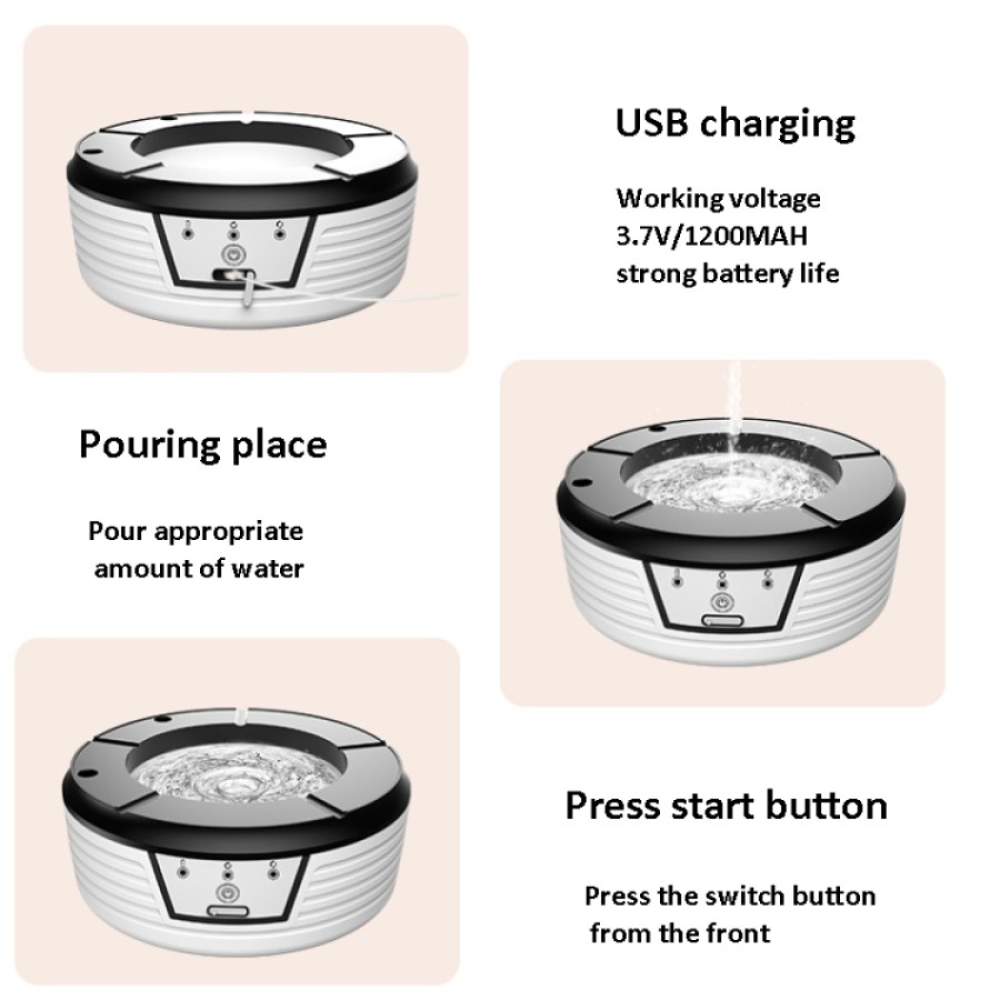 Inductive Cleaning Ashtray Purify Air and Remove Cigarette Odor