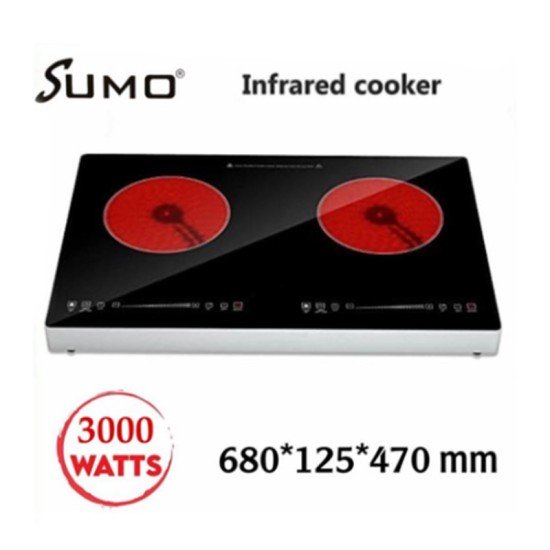 Sumo double cooker infrared 3000 watts
