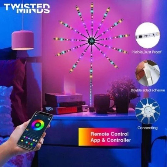 Twisted Minds RGB Fire work Led Music Light Strip