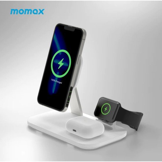 Momax Q.Mag pro 3 25W 3-in-1 wireless charger with Magsafe
