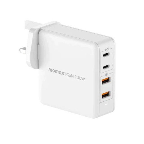 Momax ONEPLUG 100W 4-Port GaN Charger UM23AUK - White