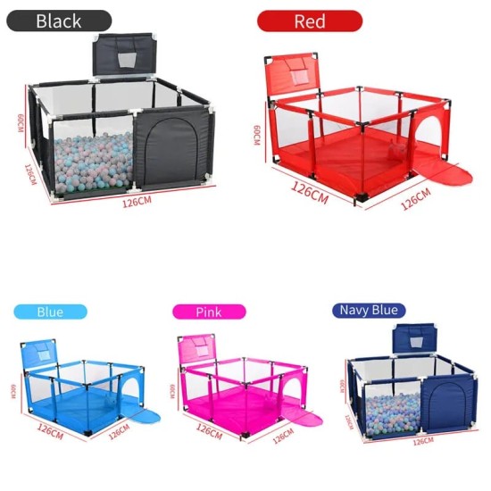 Portable Baby Playpen with Breathable Mesh - Indoor/Outdoor