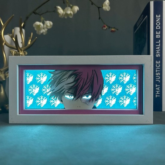 Anime Night Light Box | My Hero Academia Shoto Todoroki