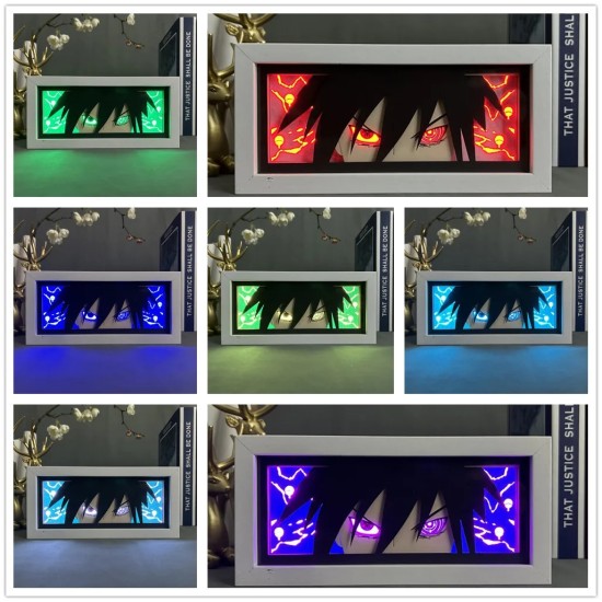 Anime Night Light Box | Sasuke Uchiha