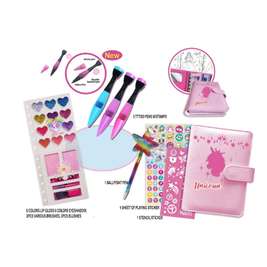 Tokidas Multi function Journal with D.I.Y Makeup / Tatoo Art Suite