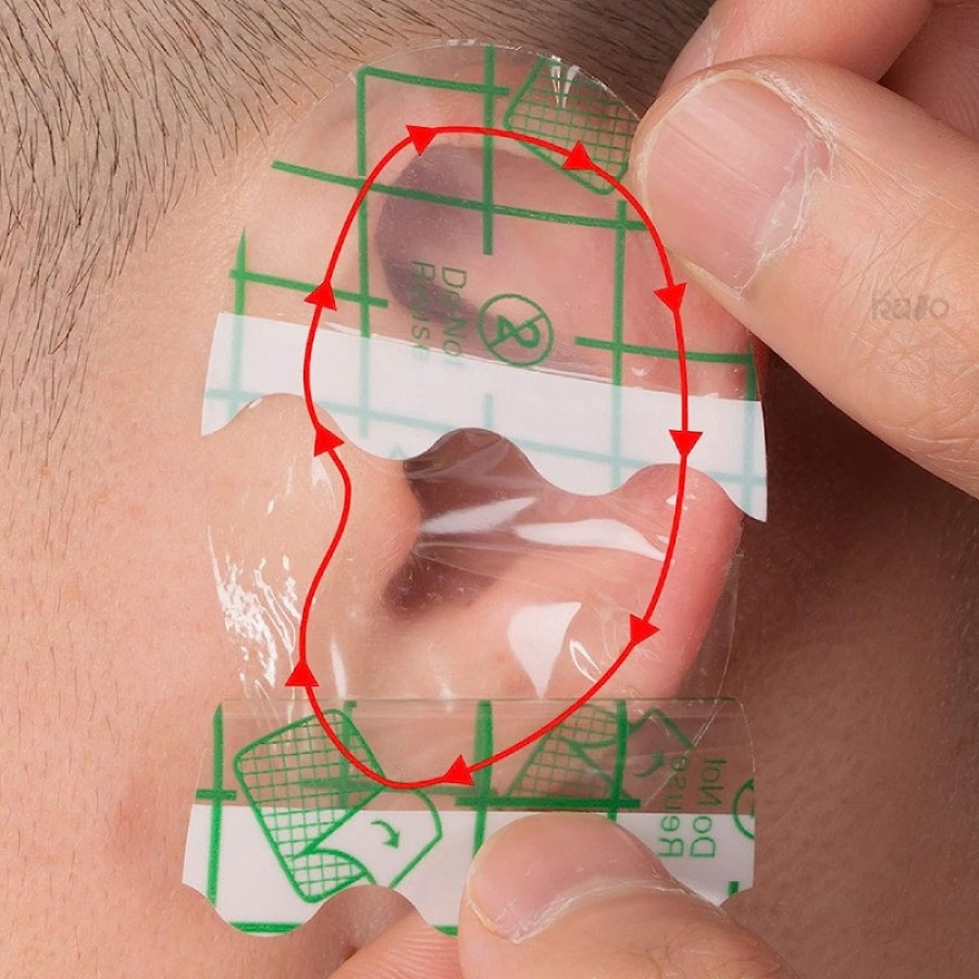 Childrens Waterproof Ear Stickers - Pack 10