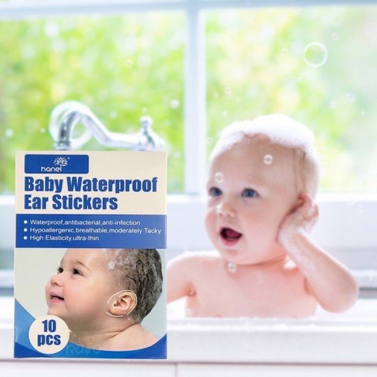 Childrens Waterproof Ear Stickers - Pack 10
