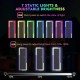 Full Length Floor Standing Mirror with RGB Lighting 160cmx50cm (Purple + White)