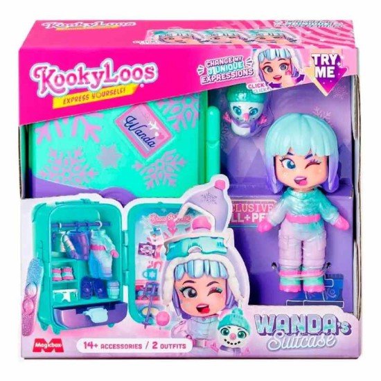 KookyLoos Wandas Suitcase Doll