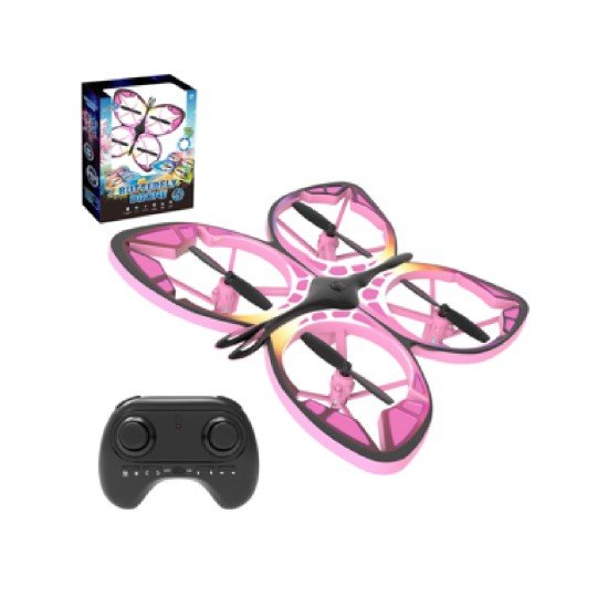 Remote Controlled Butterfly Drone Colorful Lights