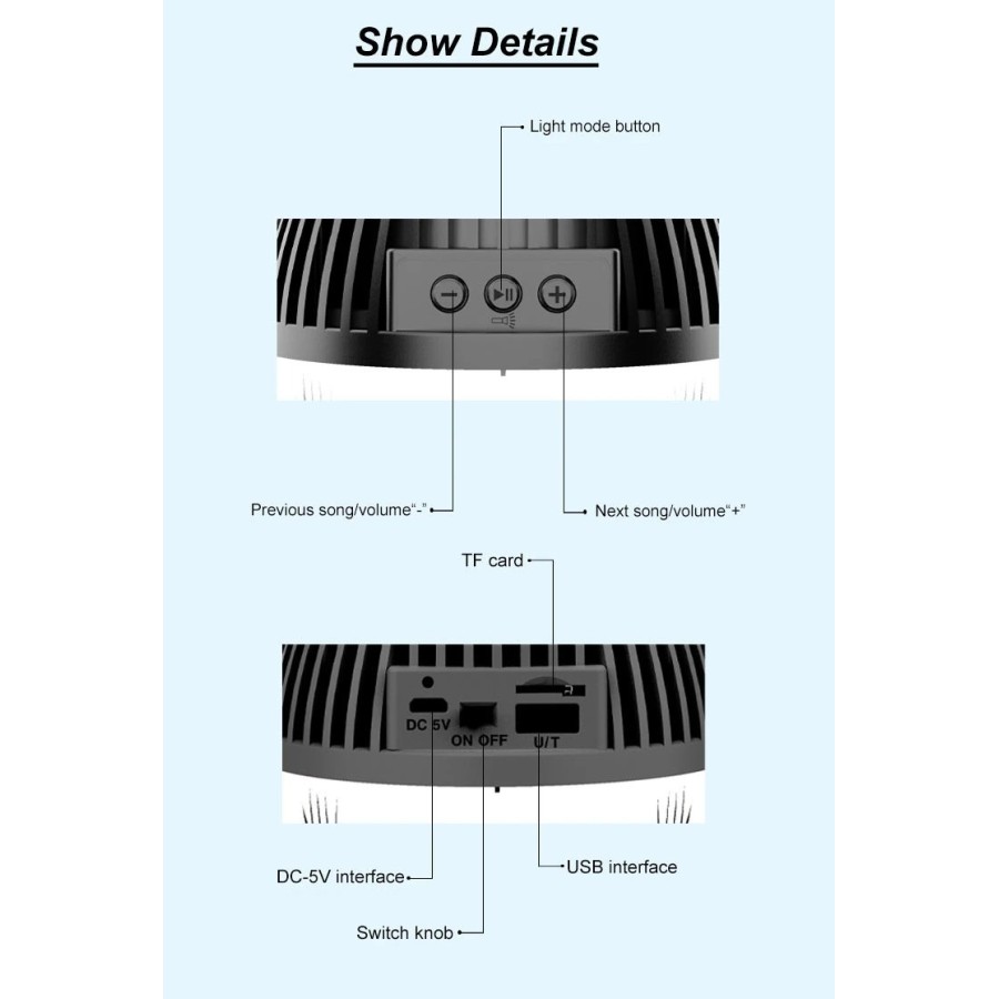 Mini Wireless Subwoofer Speaker Subwoofer Outdoor/Indoor Bluetooth Speaker