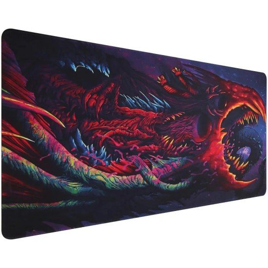 CSGO Hyper Beast Large Gaming Mouse Pad Natural Rubber Mat for Gamers Size : 30x80 cm