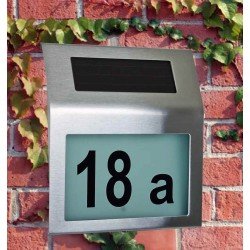 Design LED solar house number made of stainless steel Design LED solar house number made of stainless steel