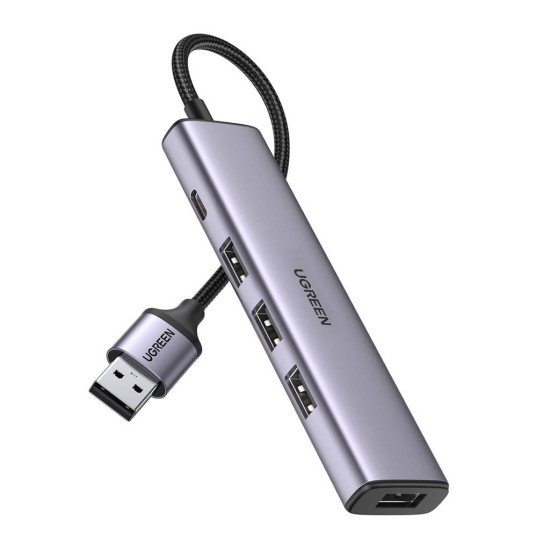 Ugreen USB HUB splitter - 4x USB 3.0 - Gray (CM473 20805)
