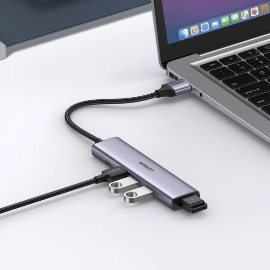 Ugreen USB HUB splitter - 4x USB 3.0 - Gray (CM473 20805)